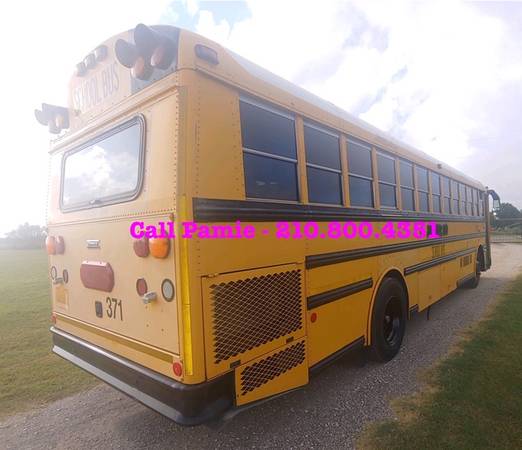 2008 Thomas School Bus - Diesel Cat 3126 - REAR ENGINE for sale in San Antonio, TX – photo 5