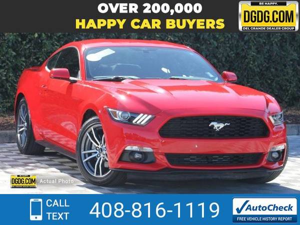 2016 Ford Mustang EcoBoost coupe Race Red for sale in San Jose, CA