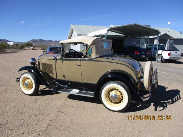 FOR SALE !!! 1930 FORD MODEL A ROADSTER CONVERTIBLE for sale in Kingman, CA – photo 5