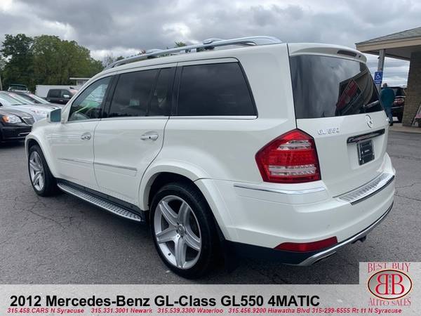 2012 MERCEDES-BENZ GL-CLASS GL550 4MATIC! 4WD! FULLY LOADED! 3RD ROW! for sale in Syracuse, NY – photo 3