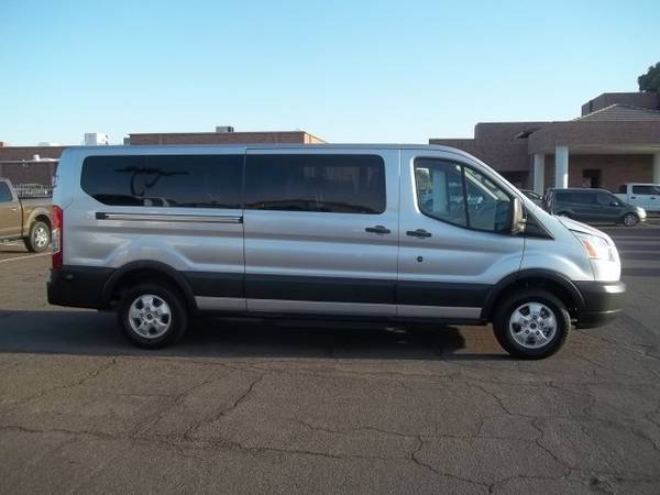 2018 Ford Transit 12 Passenger Wagon XLT T-350 Low Roof Silver for sale in Glendale, AZ – photo 3