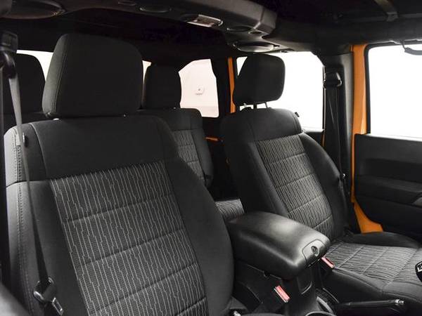 2012 Jeep Wrangler Unlimited Sport SUV 4D suv YELLOW - FINANCE ONLINE for sale in Carrollton, TX – photo 5