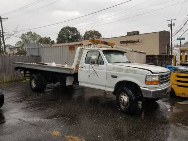 92 ford super duty rollback flatbed towtruck diesel 7.3 for sale in New Hyde Park, NY – photo 8