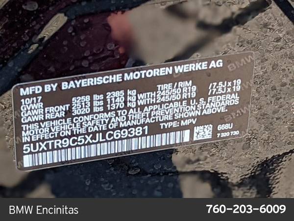 2018 BMW X3 xDrive30i AWD All Wheel Drive SKU:JLC69381 - cars &... for sale in Encinitas, CA – photo 15