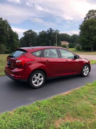 2014 Ford Focus Hatchback: Ruby Red, Excellent Condition, Low Mileage for sale in Oakdale, CT – photo 5