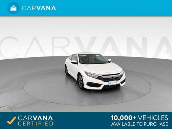 2017 Honda Civic LX-P Coupe 2D coupe White - FINANCE ONLINE for sale in Indianapolis, IN