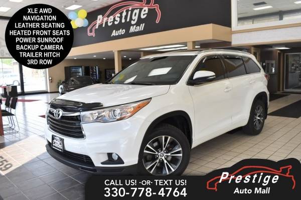 2016 Toyota Highlander XLE - - by dealer - vehicle for sale in Cuyahoga Falls, PA
