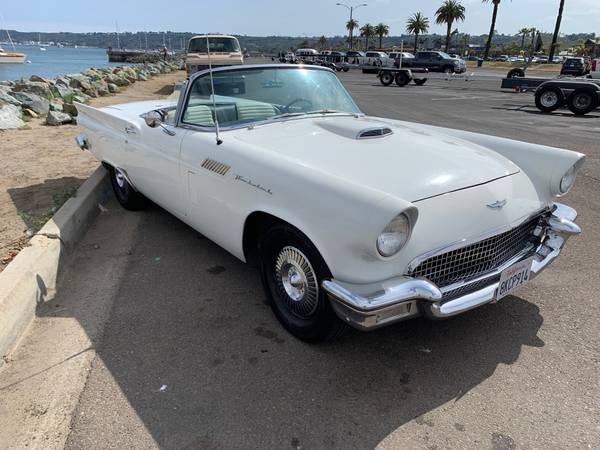 1957 FORD THUNDERBIRD CONVERTIBLE Antique Classic Car T-Bird for sale in National City, CA – photo 4
