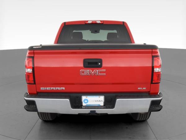2014 GMC Sierra 1500 Crew Cab SLE Pickup 4D 5 3/4 ft pickup Red - -... for sale in Fresh Meadows, NY – photo 9