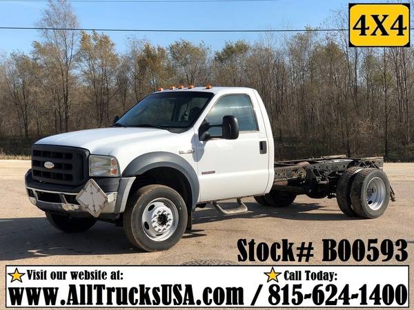 FLATBED & STAKE SIDE TRUCKS CAB AND CHASSIS DUMP TRUCK 4X4 Gas for sale in Rockford, IL – photo 24