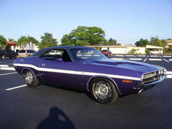 1970 DODGE CHALLENGER RT PLUM CRAZY. FACT AC, FULL RESTORED, #'S... for sale in Lake Worth, FL – photo 2