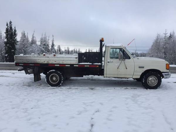 1991 FORD F350 14' FLAT BED DUALLY - Financing Available! for sale in Fairbanks, AK – photo 5