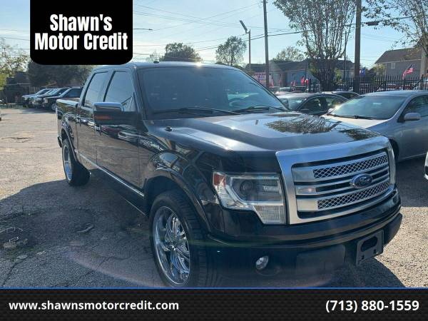 2013 Ford F-150 F150 F 150 Platinum 4x2 4dr SuperCrew Styleside 5.5... for sale in Houston, TX