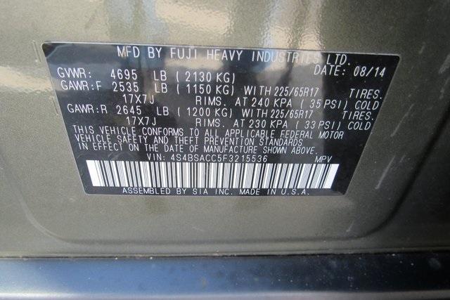 2015 Subaru Outback 2.5i Premium for sale in White River Junction, VT – photo 30