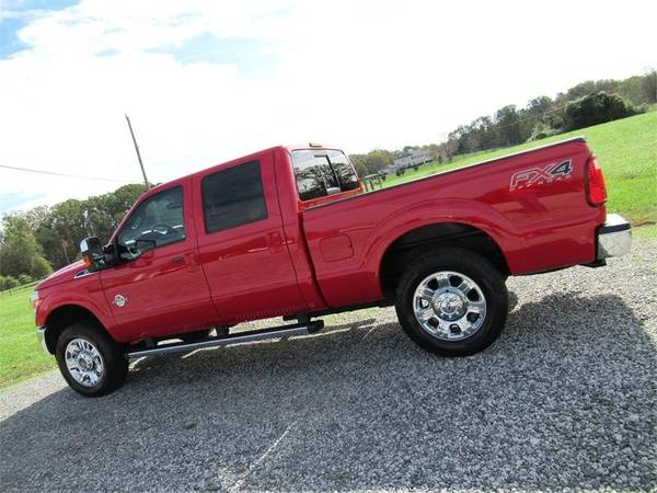 2015 FORD F250 SUPER DUTY LARIAT, Red APPLY ONLINE->... for sale in Summerfield, NC – photo 2