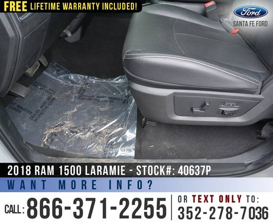 2018 RAM 1500 LARAMIE 4WD *** Bluetooth, Leather Seats, Bedliner ***... for sale in Alachua, FL – photo 13