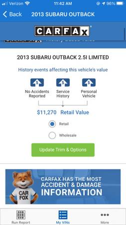 2013 Subaru Outback AWD Limited for sale in Other, NH – photo 16