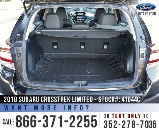 2018 SUBARU CROSSTREK LIMITED Leather Seats - Touchscreen for sale in Alachua, FL – photo 19