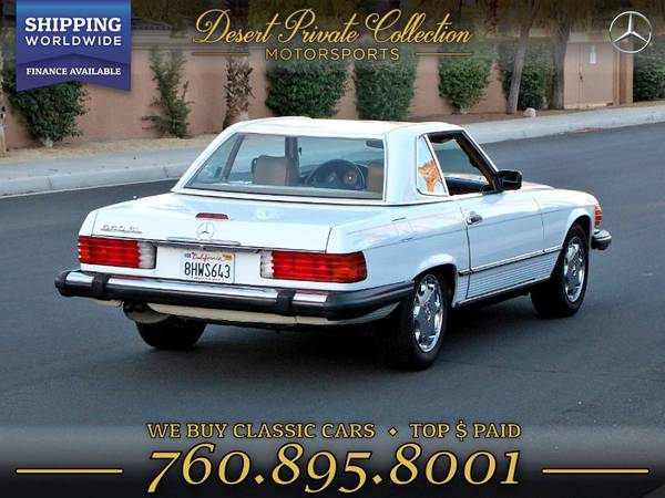 1988 Mercedes-Benz 560 Series Cabriolet 560SL Convertible only at... for sale in Palm Desert , CA – photo 8