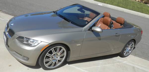 2008 BMW 335i Convertible Platinum Bronze Sports Package 19" Wheels for sale in Vista, CA – photo 6