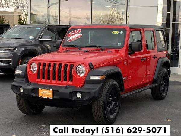 2018 Jeep Wrangler Unlimited Sport SUV - - by dealer for sale in Inwood, NY – photo 4