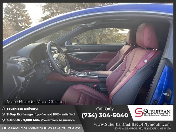 751/mo - 2016 Lexus RC 200t 200 t 200-t - - by dealer for sale in Plymouth, MI – photo 10