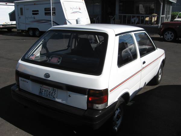 1991 Subaru Justy 5 Spd Manual Great MPG! - - by for sale in Portland, OR – photo 4