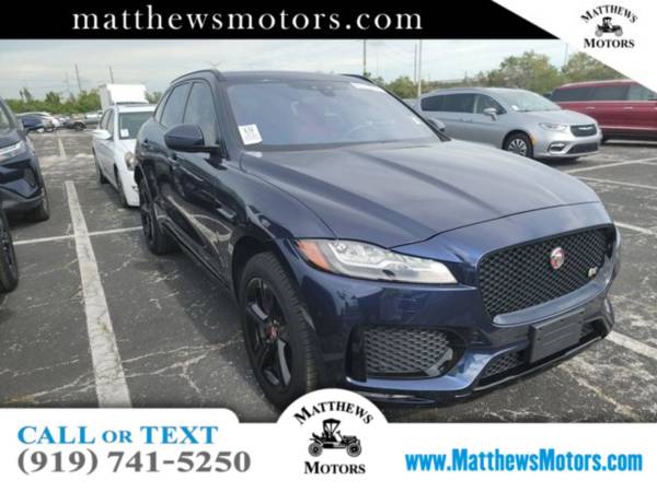 2018 Jaguar F-PACE S AWD - - by dealer - vehicle for sale in Clayton, NC