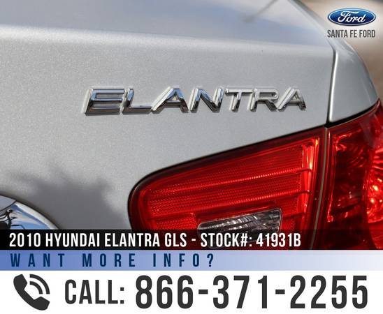 2010 Hyundai Elantra GLS Remote Keyless Entry and Trunk Release for sale in Alachua, AL – photo 9