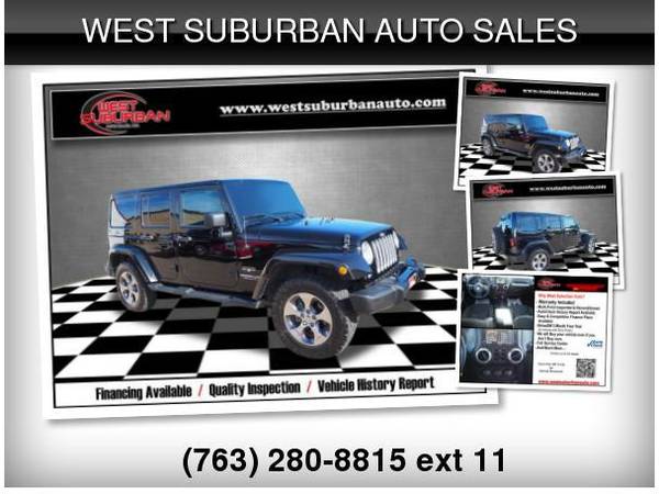 2016 Jeep Wrangler Unlimited Sahara for sale in Buffalo, MN