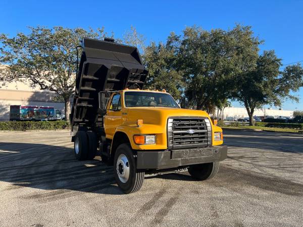 1996 Ford F-800 Dump Truck Yellow - - by dealer for sale in West Palm Beach, FL – photo 24
