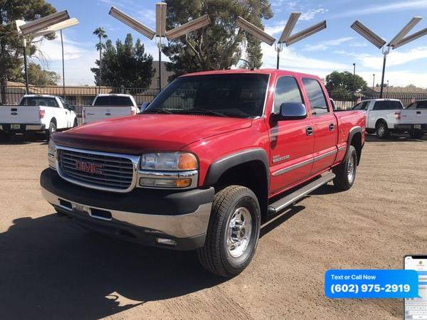2002 GMC Sierra 2500 HD Crew Cab Short Bed - Call/Text - cars &... for sale in Glendale, AZ – photo 3
