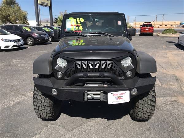 2018 Jeep Wrangler JK Unlimited Sport suv Black Clearcoat - cars &... for sale in El Paso, TX – photo 2