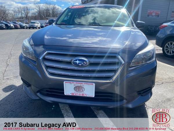 2017 SUBARU LEGACY 2 5I AWD Everyone approved! - - by for sale in NEWARK, NY – photo 4