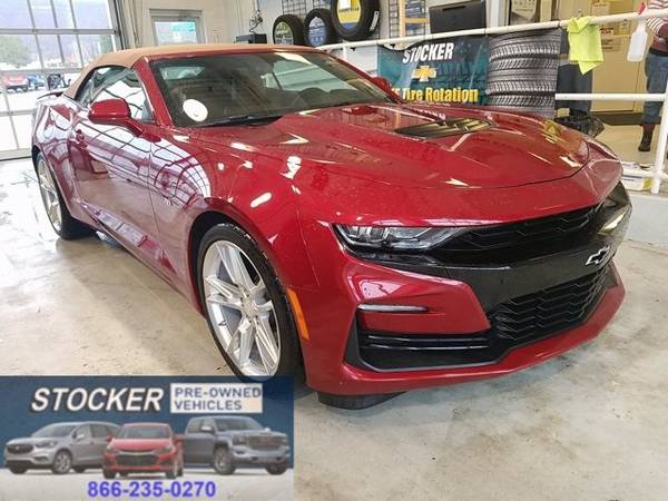 2019 Chevy Chevrolet Camaro SS Convertible Red - - by for sale in State College, PA – photo 2