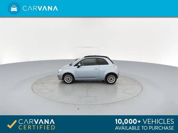 2013 FIAT 500 500c Pop Cabrio Convertible 2D Convertible BLUE - for sale in Cary, NC – photo 7