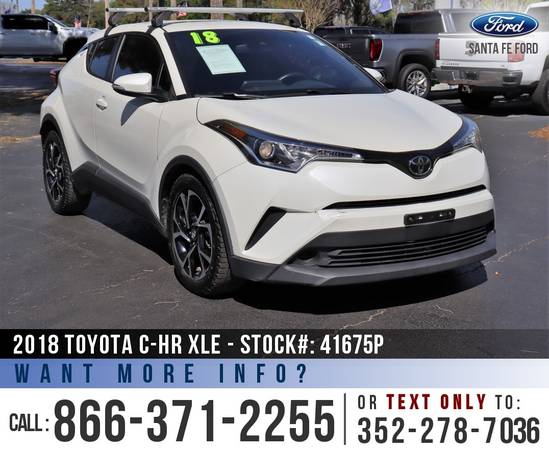 2018 TOYOTA CHR XLE Tinted Windows, Roof Racks, Camera for sale in Alachua, FL