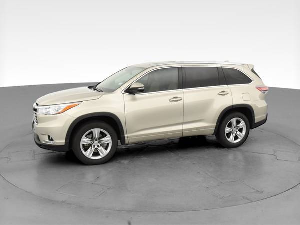 2014 Toyota Highlander Limited Sport Utility 4D suv Beige - FINANCE... for sale in NEWARK, NY – photo 4
