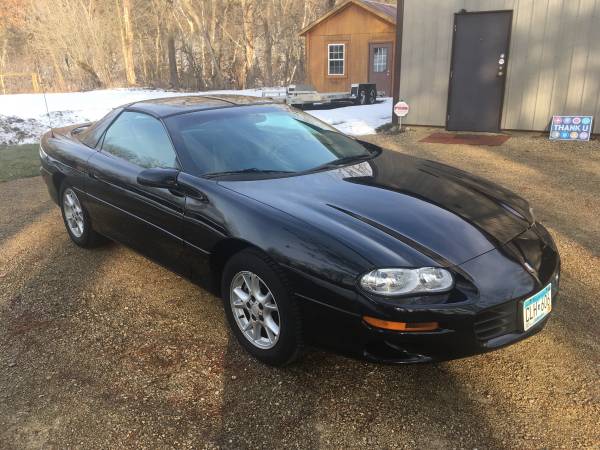 2001 Chevrolet Camaro, Black, Glass T-Tops, One Owner, Low Miles for sale in River Falls, MN – photo 7