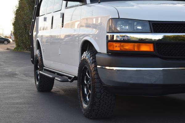 2013 Chevrolet Express G1500 AWD - LIFTED / BEEFY TIRES / CUSTOM RACK! for sale in Beaverton, OR – photo 8