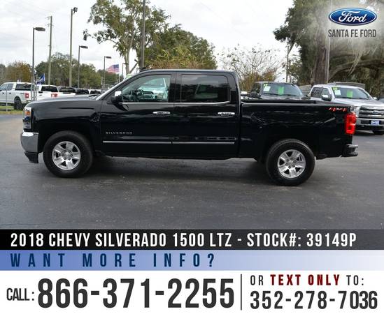 2018 CHEVY SILVERADO 1500 LTZ 4WD *** Bluetooth, 4X4, GPS, Leather *** for sale in Alachua, FL – photo 4