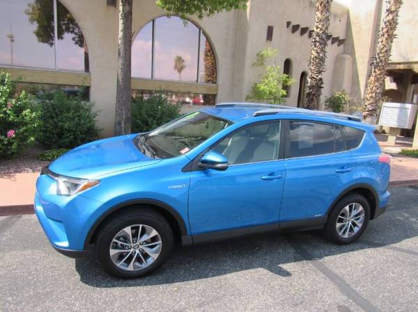 2017 Toyota RAV4 Hybrid XLE suv Electric Storm Blue - cars & trucks... for sale in Tucson, AZ – photo 14