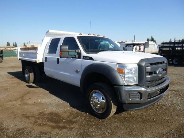 2012 Ford F550 Crew Cab Dump Truck - cars & trucks - by dealer -... for sale in Sacramento , CA – photo 2