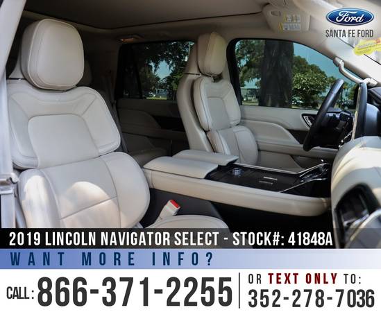 2019 LINCOLN NAVIGATOR SELECT Leather Seats, Camera, GPS for sale in Alachua, FL – photo 19