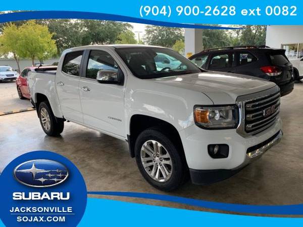 2015 GMC Canyon 4WD Crew Cab 128.3" SLT (Summit White) for sale in Jacksonville, FL – photo 12