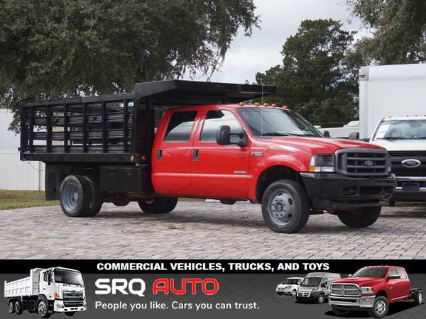 2004 Ford F-550 12 Dump Truck Red - - by dealer for sale in Bradenton, FL