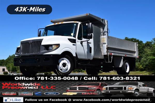 2012 International TerraStar Dump Truck 12ft Body Ipack 43K SKU:13524 for sale in Boston, MA