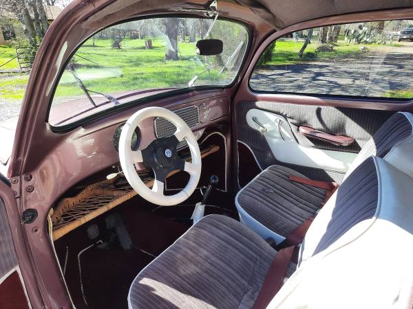1957 VW Beetle Bug Oval Window Runs and Looks Great 1600 D P - cars for sale in Oroville, CA – photo 3