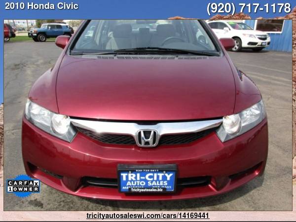 2010 HONDA CIVIC LX 4DR SEDAN 5A Family owned since 1971 - cars & for sale in MENASHA, WI – photo 8