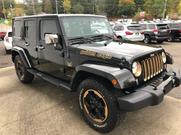 2014 Jeep Wrangler Unlimited 4x4 - Golden Eagle Edition - Leather -... for sale in binghamton, NY – photo 3